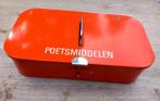 Unieke vintage oranje poetsmiddelendoos Brabantia. Jaren 70, Antiek en Kunst, Ophalen of Verzenden
