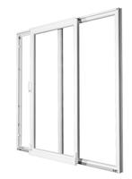 Kunststof  Kiepschuifpui L B200 H215cm Wit, Doe-het-zelf en Verbouw, Kozijnen en Schuifpuien, Niet ingevuld, Kunststof, Niet ingevuld