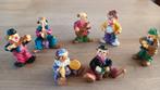Clowns orkest beeldjes, 7 stuks., Ophalen of Verzenden, Zo goed als nieuw, Mens