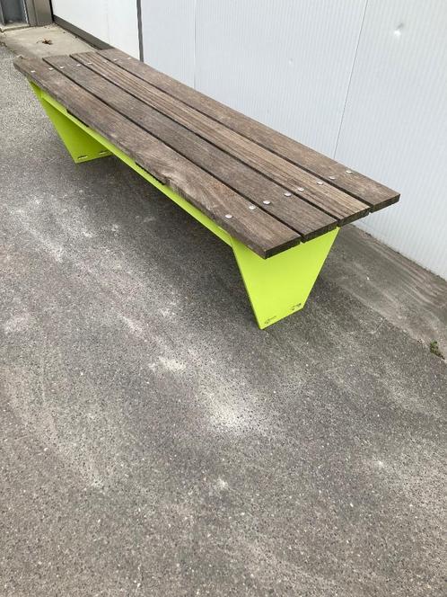 Tuinbank, Parkbank, Hufterproof, Tuin en Terras, Tuinbanken, Gebruikt, Metaal, Ophalen