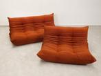 Ligne Roset Togo set - 2 and 3 zit - roest-oranje, Huis en Inrichting, Banken | Bankstellen, 100 tot 125 cm, 150 tot 200 cm, Ophalen of Verzenden