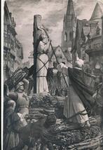 Oude devotiekaart van de H. Jeanne d'Arc, Verzenden, Zo goed als nieuw, Kaart of Prent, Christendom | Katholiek