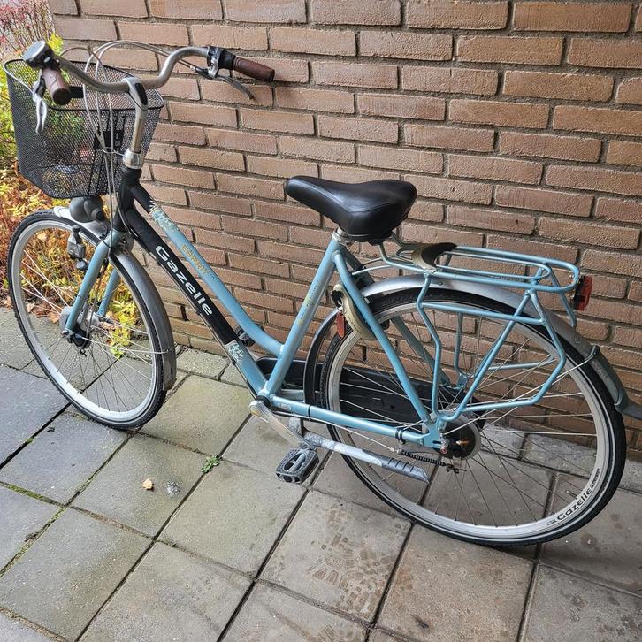 Gazelle damesfiets - Gebruikt 3 versnelling, Fietsen en Brommers, Fietsen | Dames | Damesfietsen, Gebruikt, Gazelle, 53 tot 56 cm