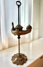 Olie lamp antiek, Ophalen of Verzenden