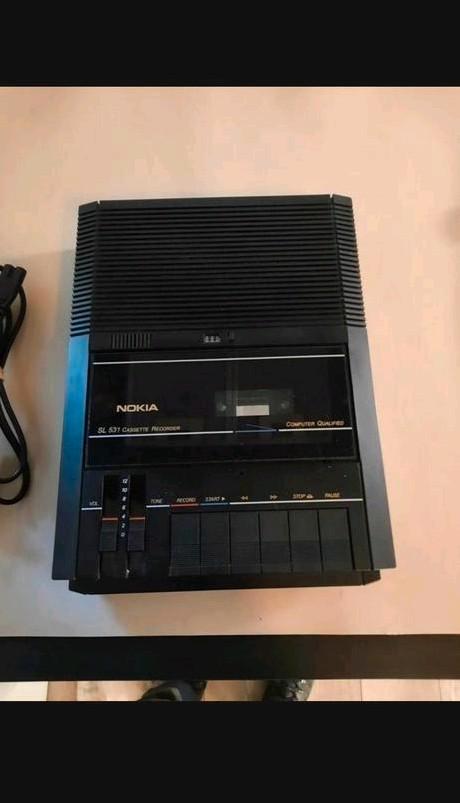 nokia SL531 computer qualified cassetterecorder  cassette, Audio, Tv en Foto, Cassettedecks, Enkel, Overige merken, Ophalen of Verzenden