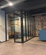 Glazen wand kantoor, Ophalen, 160 cm of meer, Zo goed als nieuw, Glasplaat