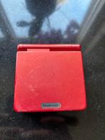 Game Boy Advance SP - Rood, Spelcomputers en Games, Ophalen of Verzenden, Gebruikt, Game Boy Advance SP, Met games