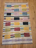 Handgeweven oosterse wollen kelim 127x79, Info@SlatsAntiek.nl, 100 tot 150 cm, Vof Slats Antiek, Crème