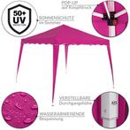 Partytent opvouwbaar pop up roze 3x3 GRATIS BEZORGD!, Tuin en Terras, Nieuw, 2 meter of meer, Minder dan 5 meter, Opvouwbaar