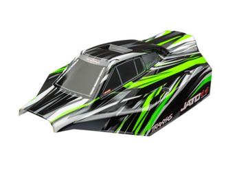 Body voor Jato 4X4 Brushless, groen (gespoten, decals beschikbaar voor biedingen