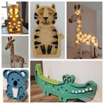 Houten lamp kinderkamer, Ophalen of Verzenden, Nieuw, Lamp
