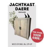 Jachtkast Daere 125x144x50 hout uit showroom, Antiek en Kunst, Ophalen