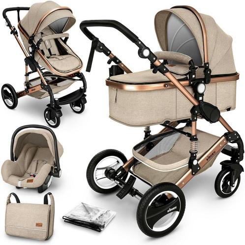 3 in 1 combi-kinderwagen- buggy incl. autostoeltje-, Kinderen en Baby's, Kinderwagens en Combinaties, Nieuw, Combiwagen, Overige merken