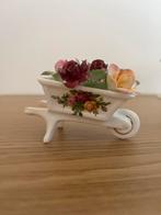 Royal Albert Old Country Rose bloemen kruiwagen, Ophalen, Zo goed als nieuw, Poppenhuis