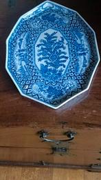 fraai blauw dienblad, Ophalen of Verzenden, Hout