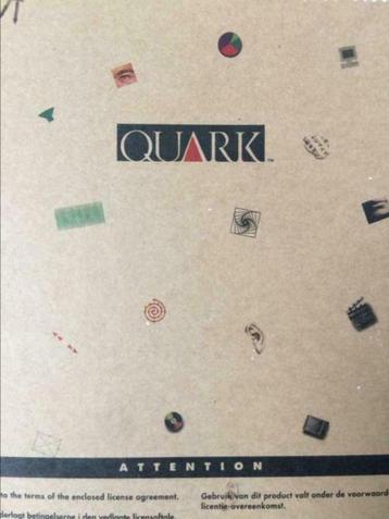 Quark software ontwerp software mac vintage beschikbaar voor biedingen