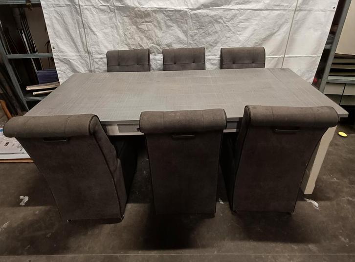 Riviera Maison Tafel + Stoelen & 8 Lades!, Huis en Inrichting, Tafels | Eettafels, Ophalen