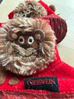 Giesswein slofjes met leeuwtje , rood, mt. 24, Gebruikt, Overige typen, Ophalen of Verzenden, Giesswein