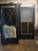 Hardhouten tuindeuren., Ophalen, Gebruikt, 120 cm of meer, Buitendeur