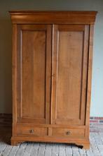 Prachtige strakke antieke eiken houten kast., Verzenden