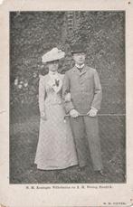KONINGIN WILHELMINA BEGIN 1900  HOEKJES WAT BESCHADIGD KK124, Verzenden, Voor 1920, Ongelopen, Sterren en Beroemdheden