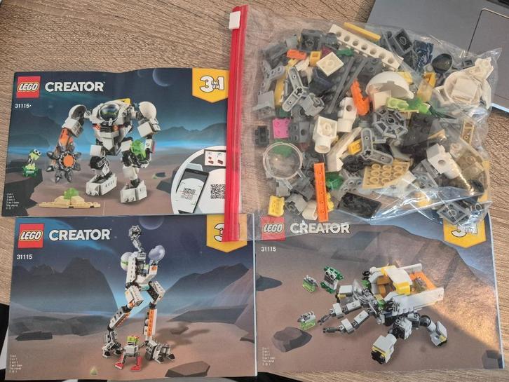 LEGO Creator - Space Mining Mech (31115) - compleet, Kinderen en Baby's, Speelgoed | Duplo en Lego, Gebruikt, Lego, Complete set