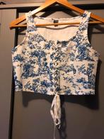 Top met vetersluiting, Kleding | Dames, Tops, Maat 38/40 (M), Wit, Ophalen of Verzenden, Zo goed als nieuw