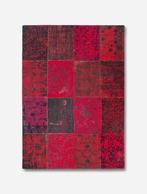 Vloerkleed Vintage Patchwork Red 170x240 Louis de Poortere, 200 cm of meer, 150 tot 200 cm, Gebruikt, Rechthoekig