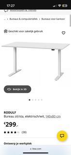 Ikea Zit Sta Bureau, Huis en Inrichting, Bureaus, Ophalen, In hoogte verstelbaar, Zo goed als nieuw, Stabureau