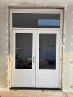 Balkon tuin deur openslaande deuren kunstof kozijn, Doe-het-zelf en Verbouw, Ophalen of Verzenden, Zo goed als nieuw, Kunststof
