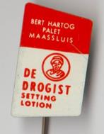 Maassluis drogist Hartog vintage speld, Verzamelen, Speldjes, Pins en Buttons, Verzenden, Zo goed als nieuw