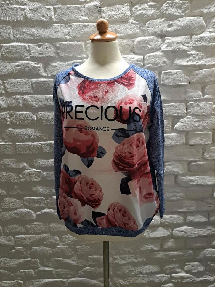 Trui City Life Maat 42, Kleding | Dames, Truien en Vesten, Zo goed als nieuw, Maat 42/44 (L), Blauw, Verzenden