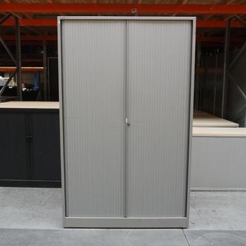 Ahrend Roldeurkasten | Garagekast | Zilver grijs 195x120x45 beschikbaar voor biedingen