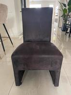 6 stoelen te koop eettafel eetkamer woonkamer, Ophalen, Gebruikt, Bruin, Bruin rollend op wieltjes