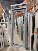 Voordeur vol glas met boven licht b98 x h262,5 cm -613-