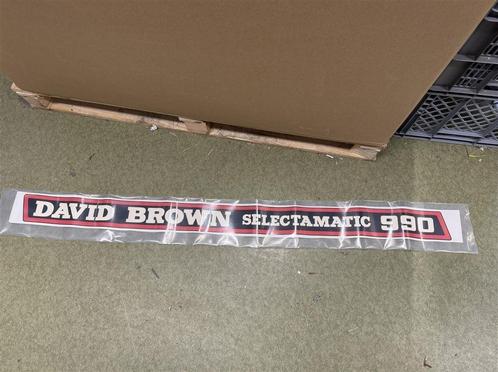 traktor sticker set - David Brown 990 Selectamatic [41062], Auto diversen, Autostickers, Ophalen of Verzenden