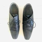 “Vintage 80’s Dandy/ New Wave pointed leather shoes”, Ophalen of Verzenden, Zo goed als nieuw, Zwart