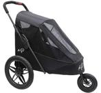 Petique hondenbuggy Breeze all black, Dieren en Toebehoren, Ophalen, Zo goed als nieuw