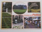 GROETEN UIT PUTTEN, Gelderland; Ansichtkaart, 5-luik, Ophalen of Verzenden, 1960 tot 1980, Ongelopen, Stad of Dorp