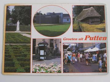 GROETEN UIT PUTTEN, Gelderland; Ansichtkaart, 5-luik  beschikbaar voor biedingen