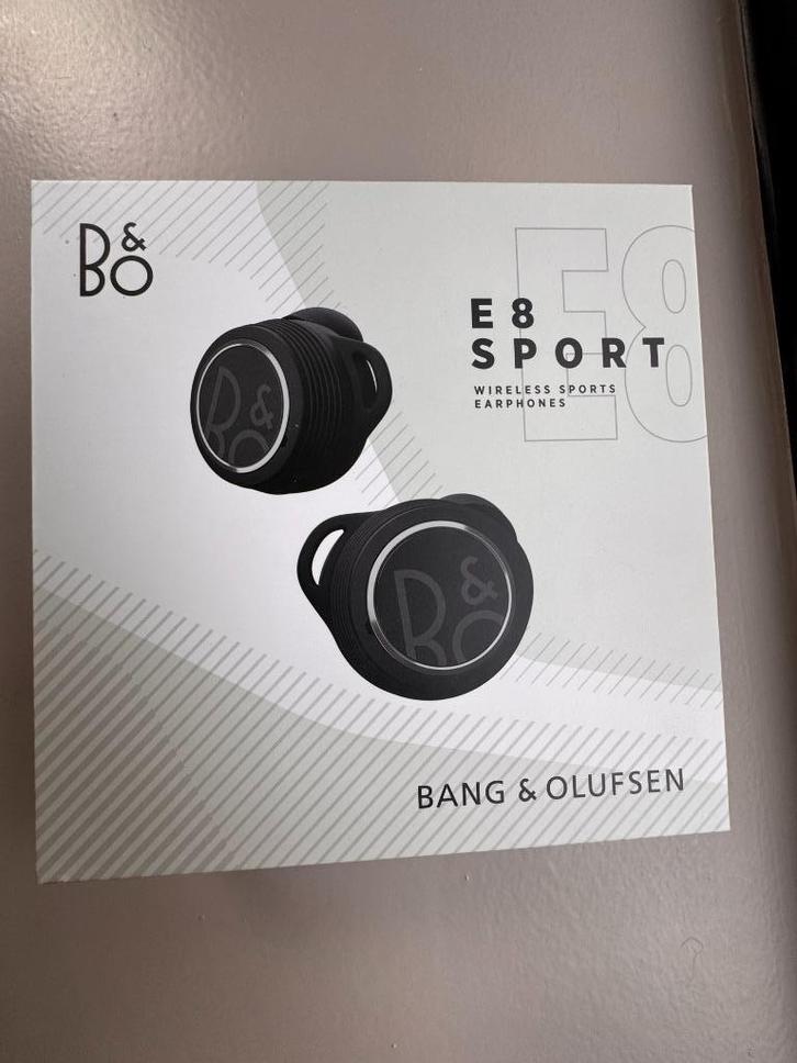B&O Beoplay E8 Sport zwart in-ear, Telecommunicatie, Mobiele telefoons | Oordopjes, Gebruikt, In gehoorgang (in-ear), Bluetooth