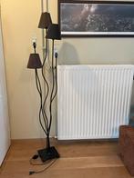 Staande lamp met defecte kappen, Huis en Inrichting, Lampen | Vloerlampen, Ophalen of Verzenden, Gebruikt, Metaal, 150 tot 200 cm