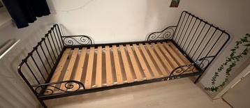 Ikea Minnen meegroeibed 80x200 Zwart - afbeelding 3