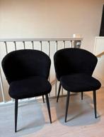 Teddy stoelen, Huis en Inrichting, Stoelen, Ophalen, Zo goed als nieuw, Zwart, Twee