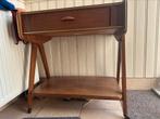 Vintage tv tafel theetafel, Ophalen, Zo goed als nieuw, 25 tot 50 cm, Rechthoekig