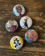 JEAN-MICHEL BASQUIAT buttons speldjes graffiti streetart, Verzenden, Nieuw, Button