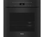 Miele DGC7460X - CombiStoomoven - 60CM - Greeploos - Zwart, Hete lucht, Nieuw, Oven met grill, Inbouw