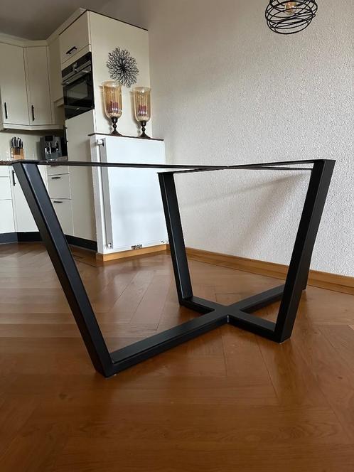 tafelonderstel staal gepoedercoat, Huis en Inrichting, Tafelonderdelen, Zo goed als nieuw, 150 tot 200 cm, 50 tot 100 cm, Rechthoekig