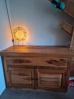 Massief Mangohouten dressoirkastje, Ophalen, Zo goed als nieuw, 25 tot 50 cm, 100 tot 150 cm