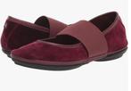 Camper ballerina bordeaux fluweel, Kleding | Dames, Schoenen, Ophalen of Verzenden, Zo goed als nieuw, Ballerina's, Rood